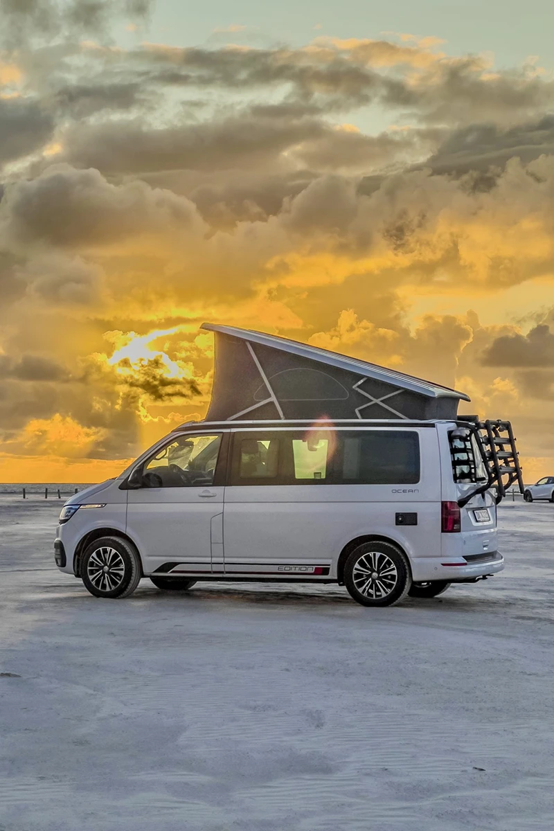 Immer wieder ein Traum: der Abendhimmel &uuml;ber Sankt Peter-Ording.