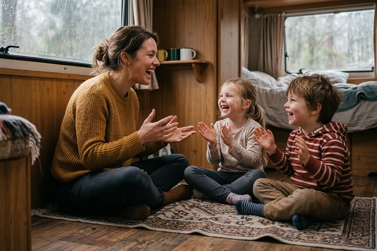 32-Ideen f&uuml;r Regentage - Bild erstellt mit Unterst&uuml;tzung durch KI