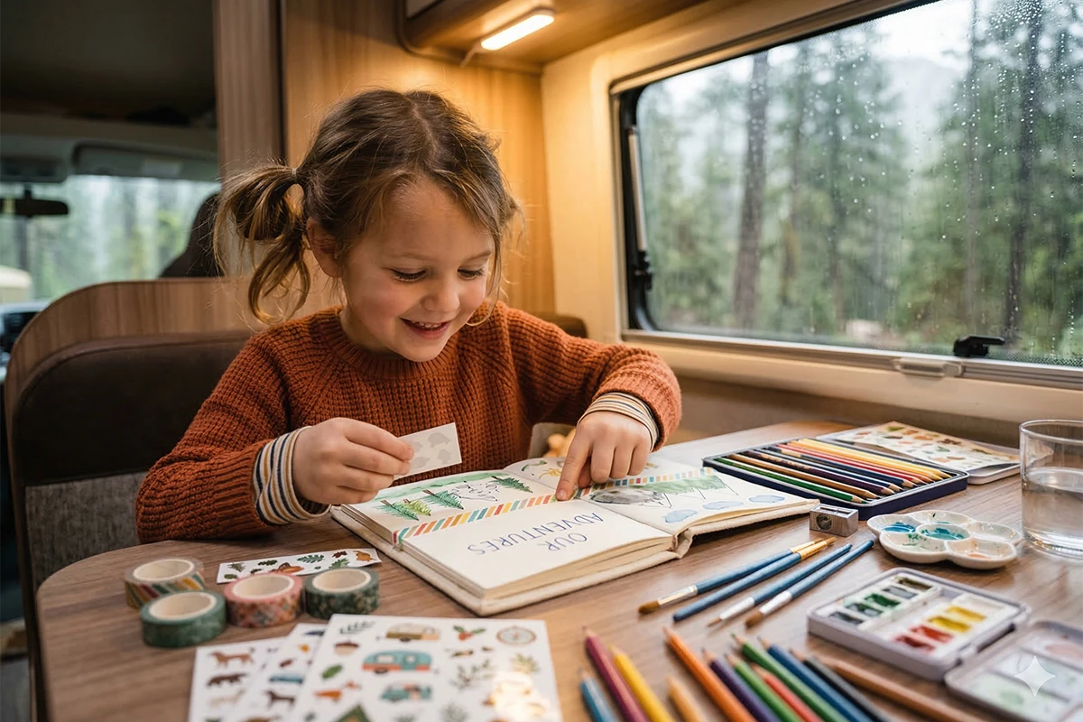 32-Ideen f&uuml;r Regentage - Bild erstellt mit Unterst&uuml;tzung durch KI